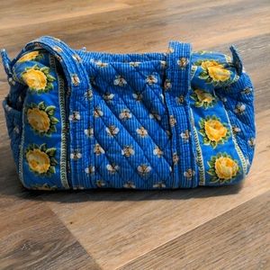 Vintage Vera Bradley purse with bee and yellow flower print